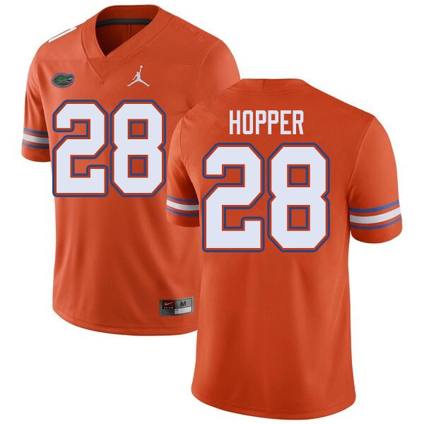 Jordan Brand Men #28 Ty'Ron Hopper Florida Gators College Football Jersey Orange
